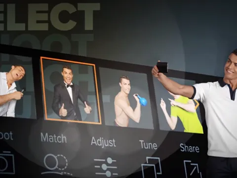 Ronaldo ra mắt ứng dụng selfie