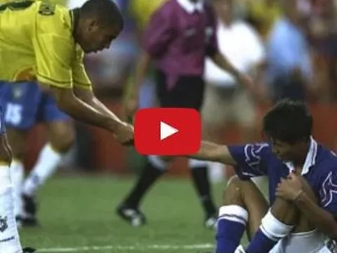 Ronaldo chơi cực hay vs Nhật Bản (Olympic 1996)