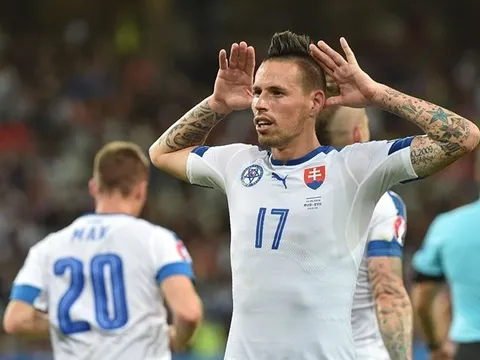 Kiến tạo và siêu phẩm, Hamsik kéo hy vọng về cho Slovakia