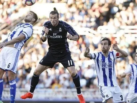 “Siêu nhân” Bale tỏa sáng, Real Madrid đánh bại Sociedad ngay tại tử địa Anoeta