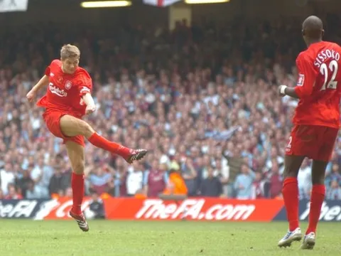 Siêu phẩm của Steven Gerrard vào lưới West Ham