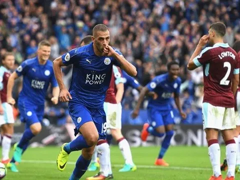 Slimani rực sáng, HLV Ranieri phát biểu gì?