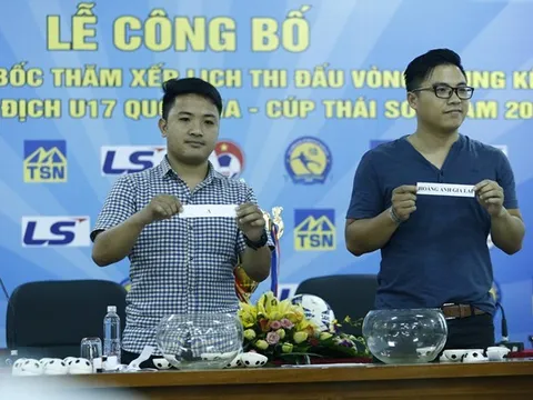 HAGL và SLNA cùng bảng ở giải U17 Quốc gia 2016