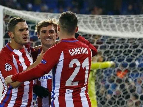 Song sát Pháp tỏa sáng, Atletico Madrid chễm chệ ngôi đầu