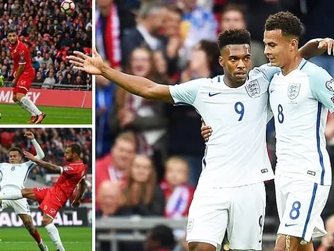 Sturridge, Alli lập công, HLV tạm quyền Southgate nhảy cẫng lên ăn mừng