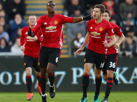 Swansea 1-3 Man Utd (vòng 11 Premier League)