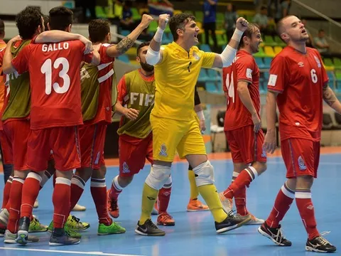 Thái Lan rời giải futsal World Cup sau khi thua Azerbaijan