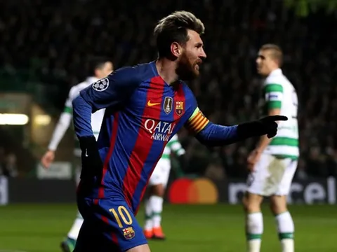 Thắng nhẹ Celtic, Messi và Barcelona cùng lên đỉnh