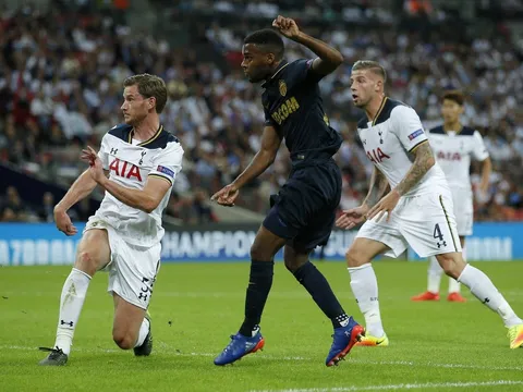 Thi đấu ngờ nghệch, Tottenham thua đau Monaco