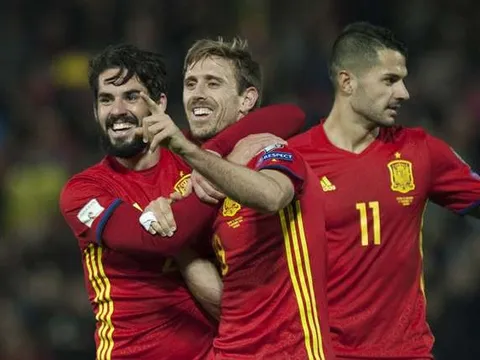 Thực lực vượt trội, Bò tót dễ dàng đánh bại Macedonia trên sân nhà