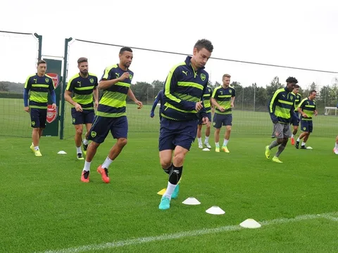 Tình hình lực lượng Arsenal: Koscielny ổn, Ramsey vẫn chưa trở lại