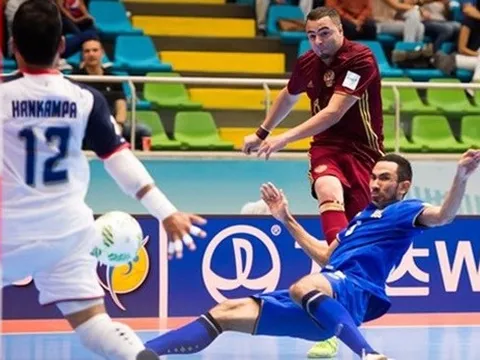 Thái Lan suýt gây bất ngờ trước Nga tại World Cup Futsal 2016