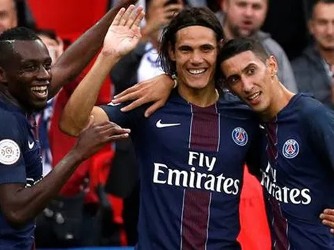 Tổng hợp vòng 9 Ligue 1: Cavani lại nổ súng giúp PSG lên nhì bảng