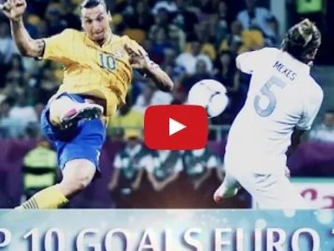 Top 10 bàn thắng đẹp nhất EURO 2012