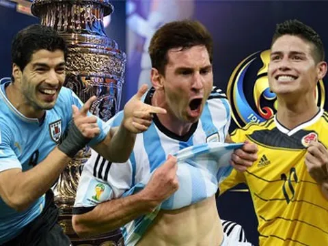 Top 10 cầu thủ đắt giá nhất Copa America 2016