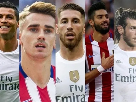Top 5 cầu thủ quyết định kết quả trận derby Madrid: Atletico 'cẩn trọng' với Ramos