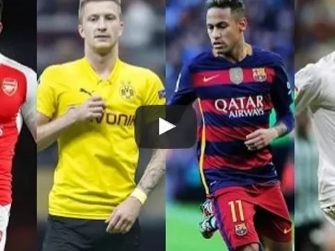 Top 5 tiền vệ cánh trái hay nhất năm 2016