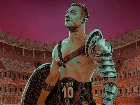 Totti lập kỉ lục ấn tượng ngày Roma cầm hoà Austria Wien