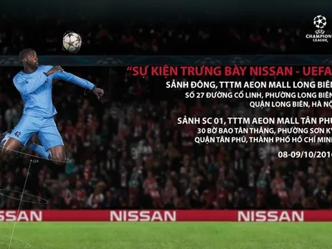 Trải nghiệm mẫu Crossover cao cấp X-Trail trong sự kiện Nissan-UEFA