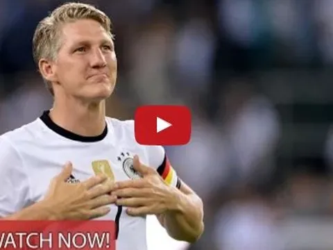 Trận đấu cuối cùng của Bastian Schweinsteiger ở tuyển Đức