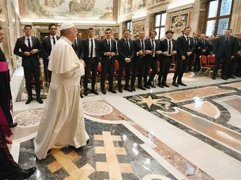 Tuyển Đức lịch lãm đến diện kiến Giáo hoàng Francis
