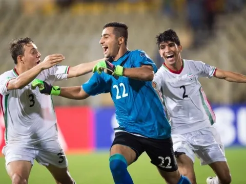 U16 Iran 1-1 (6-5p) U16 Triều Tiên (Bán kết U16 châu Á 2016)