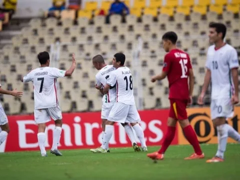 Thua đậm U16 Iran, U16 Việt Nam tạm gác giấc mơ World Cup