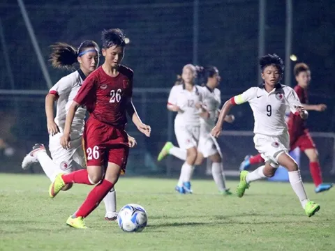 U16 Việt Nam đánh bại Hồng Kông ngày chia tay VL giải U16 nữ châu Á 2017