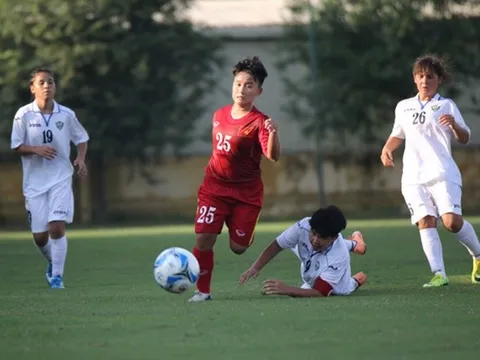 U16 Việt Nam khởi đầu thuận lợi tại vòng loại U16 nữ châu Á 2017