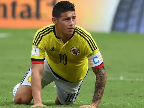 Vận rủi chưa buông tha James Rodriguez