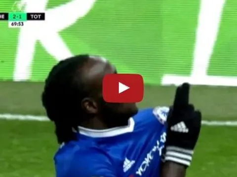 Victor Moses bùng nổ trong trận Chelsea 2-1 Tottenham