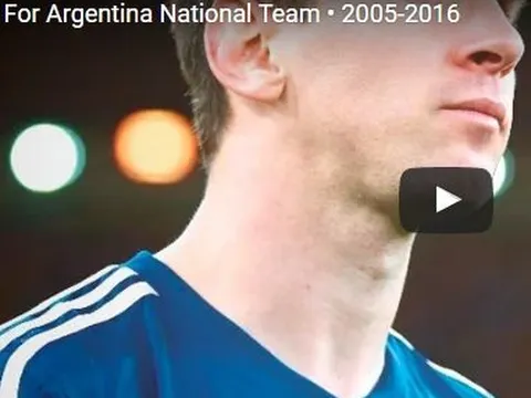 Video: 10 bàn thắng đẹp nhất của Messi cho Argentina