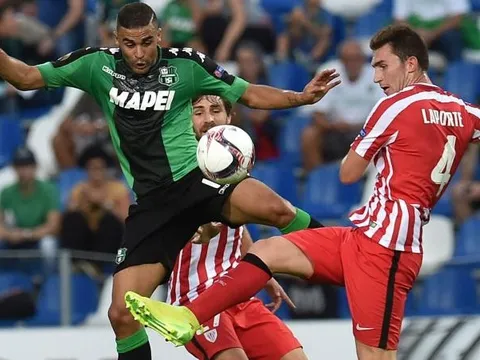 Video: Athletic Bilbao 3-2 Sassuolo (Lượt 5, bảng F Europa League 2016/17)