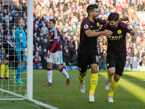 Video: Burnley 1-2 Manchester City (Vòng 13 Ngoại hạng Anh)