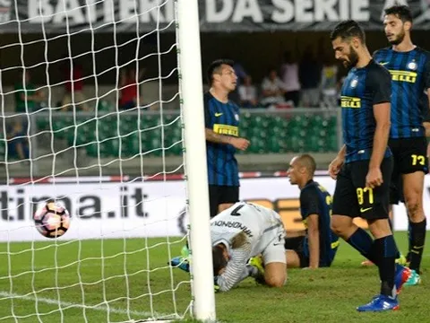 Vòng 1 Serie A - Chievo 2-0 Inter