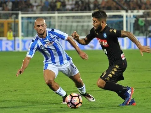 Vòng 1 Serie A - Pescara 2-2 Napoli