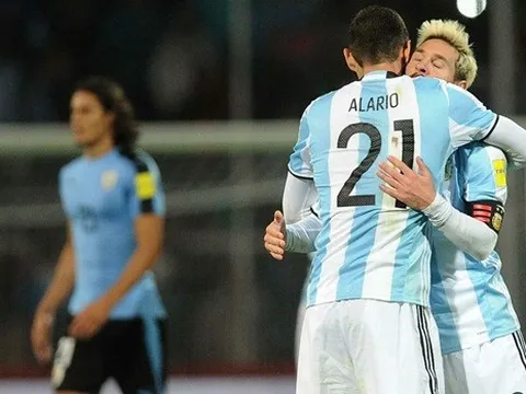Vòng loại World Cup 2018: Messi tái xuất, Argentina thắng tối thiểu Uruguay