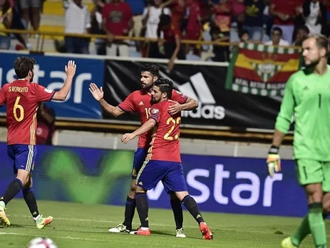Vòng loại World Cup 2018: Tây Ban Nha 8-0 Liechtenstein