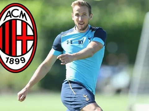 Vừa được bơm tiền, AC Milan quyết "cuỗm" Harry Kane