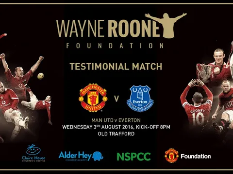 Định ngày tổ chức trận đấu tôn vinh Wayne Rooney