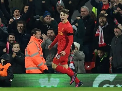 Woodburn và những cầu thủ trẻ nhất từng ghi bàn cho Liverpool
