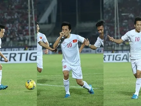 "Xé lưới" Myanmar, Văn Quyết ăn mừng như Raul Gonzalez