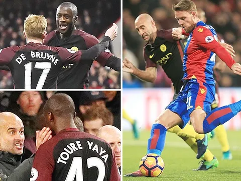 Yaya Toure giúp Guardiola thoát hiểm ở Selhurst Park