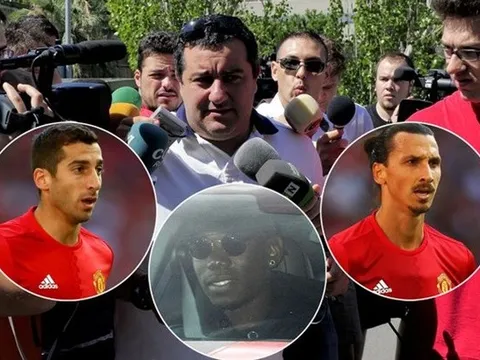 'Siêu cò' Raiola và đội hình 11 ngôi sao: Ibra, Pogba và phần còn lại