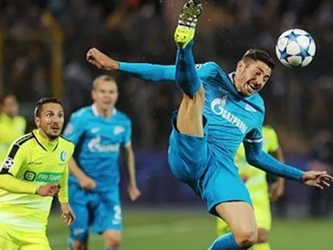 Zenit ngược dòng 4-3 không tưởng trước Maccabi Tel-Aviv