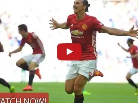 Zlatan Ibrahimovic chứng tỏ đẳng cấp trong trận M.U - Leicester City
