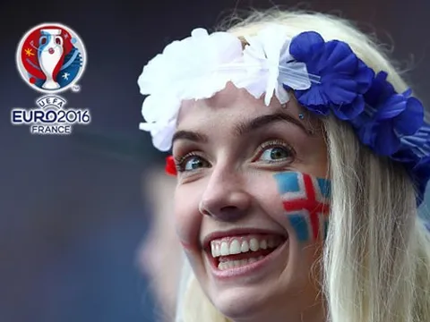 CĐV xinh đẹp của ĐT Iceland khoe sắc lần cuối tại EURO 2016