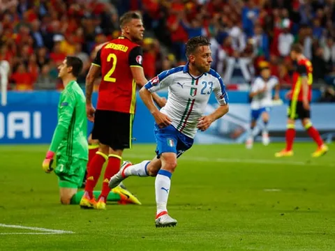 Italia dùng đội hình già nhất EURO 2016 hạ Bỉ