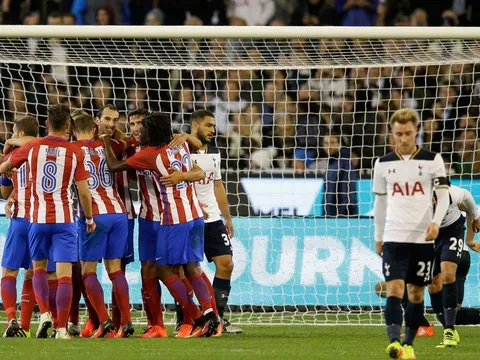Godin ghi bàn duy nhất giúp Atletico đả bại đội hình trẻ Tottenham
