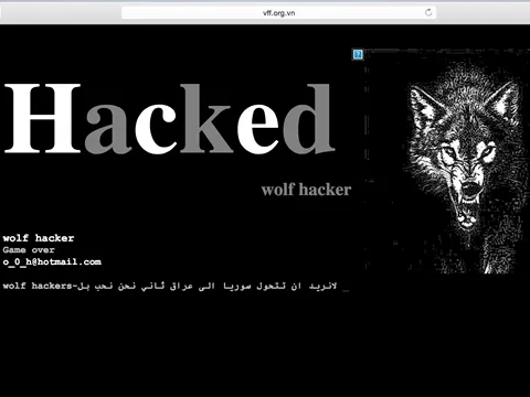 Trang chủ VFF bị hacker tấn công
